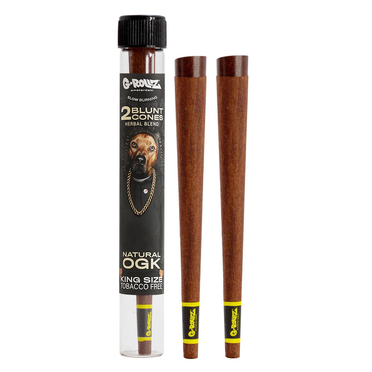 Předbalené blunty G-Rollz 'The Dog' Natural OGK