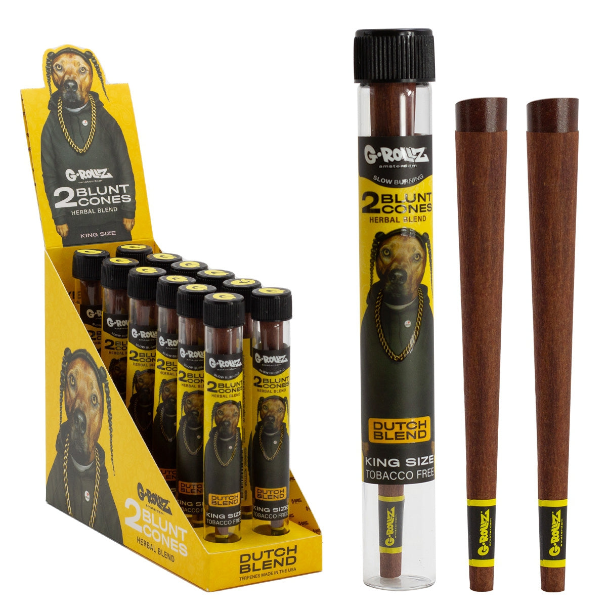 Předbalené blunty G-Rollz 'The Dog' Dutch Blend