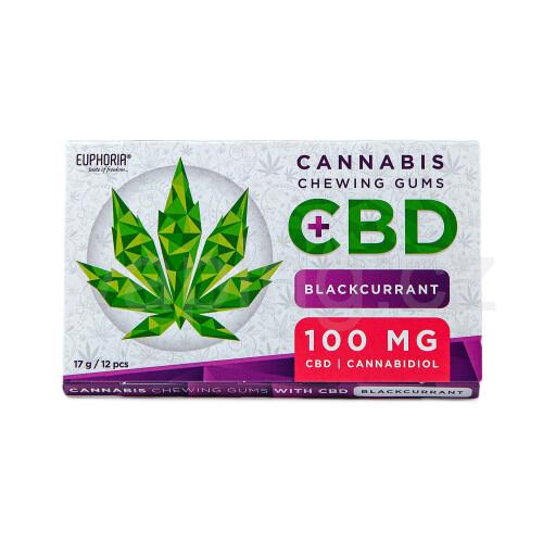 CBD žvýkačky 100mg (černý rybíz)