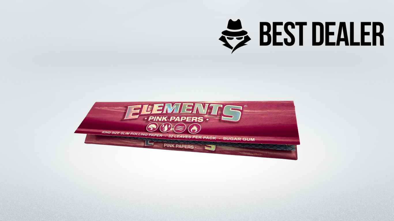ELEMENTS KING SIZE SLIM PINK růžové