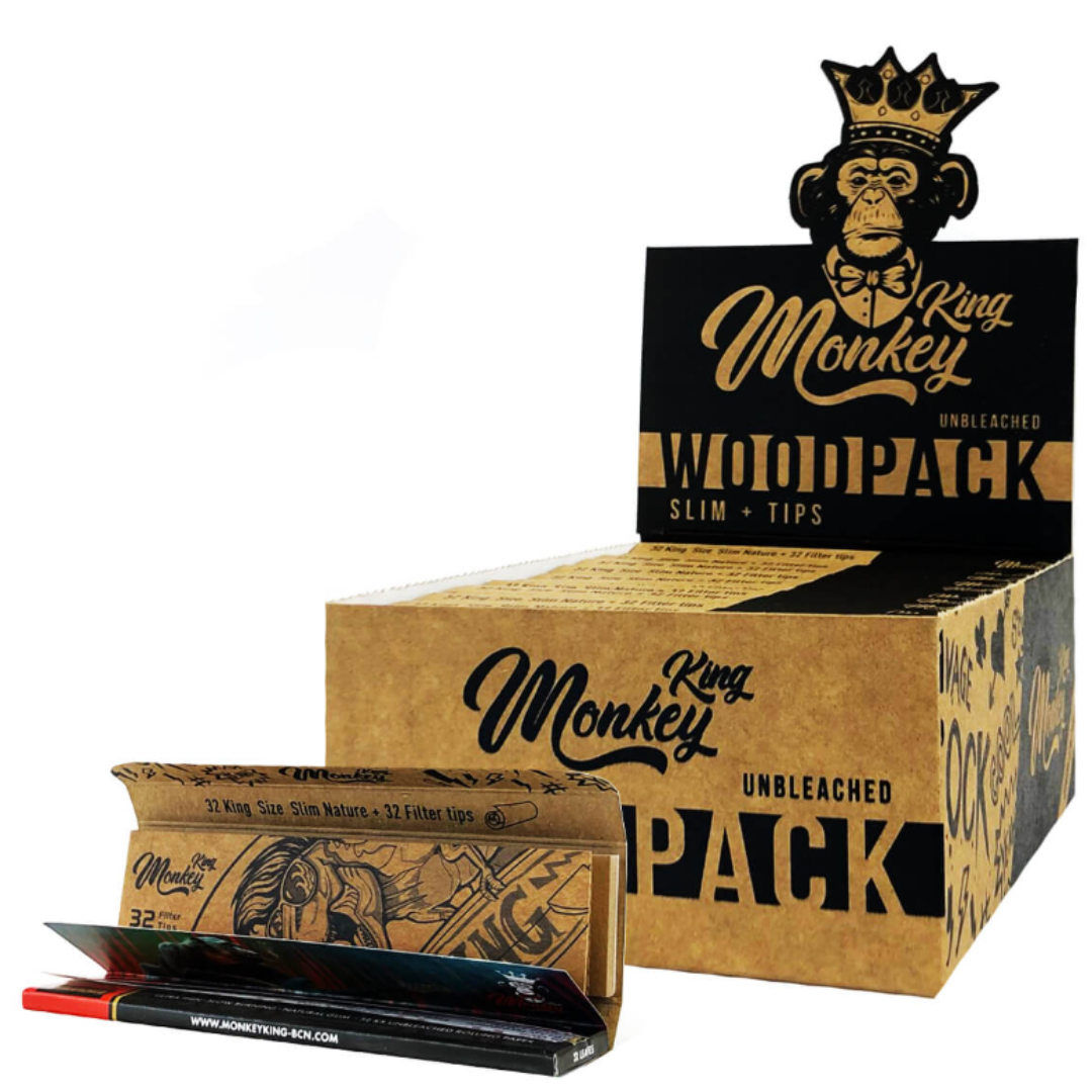 Monkey King Woodpack papírky s filtrem