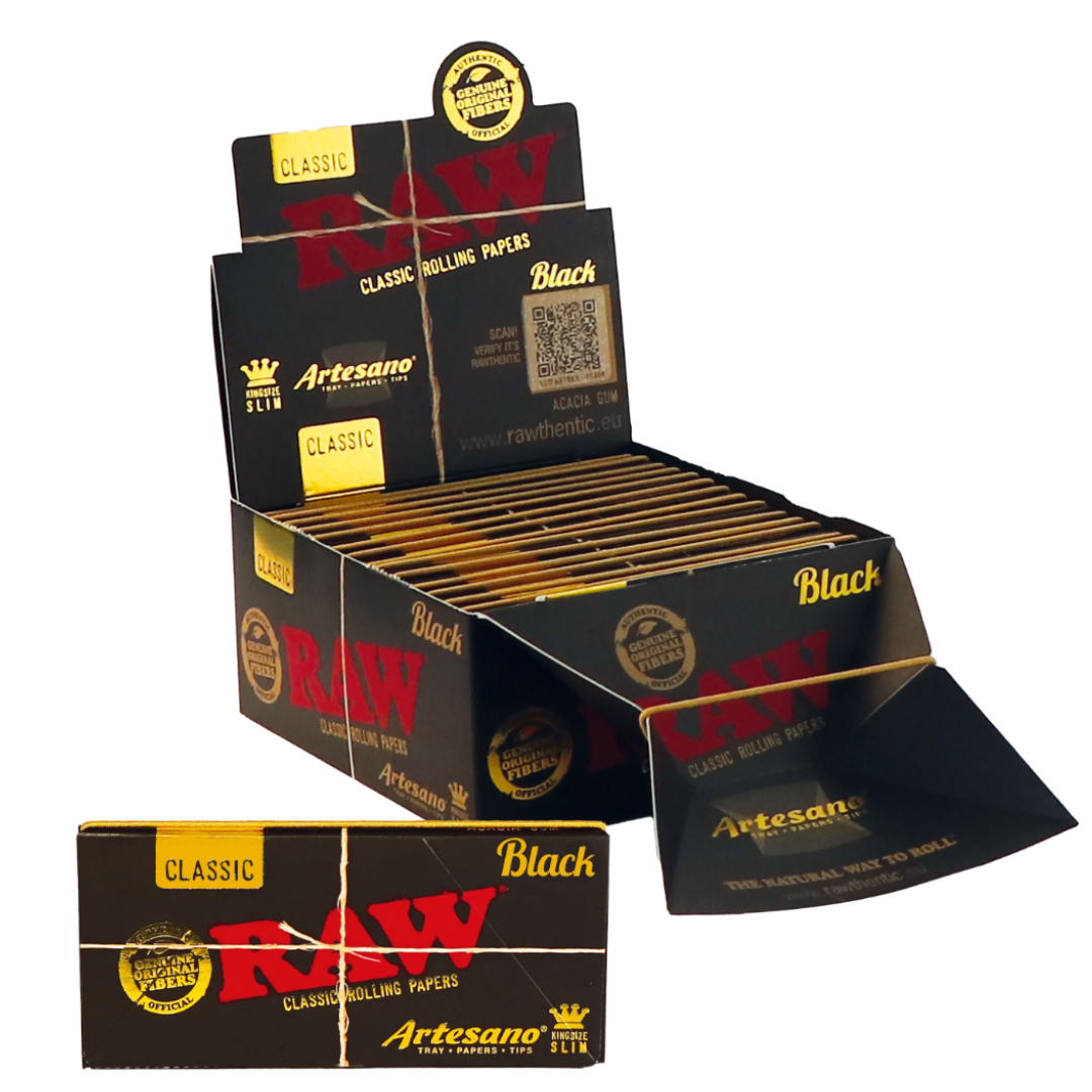 Papírky RAW hemp artesano s filtry