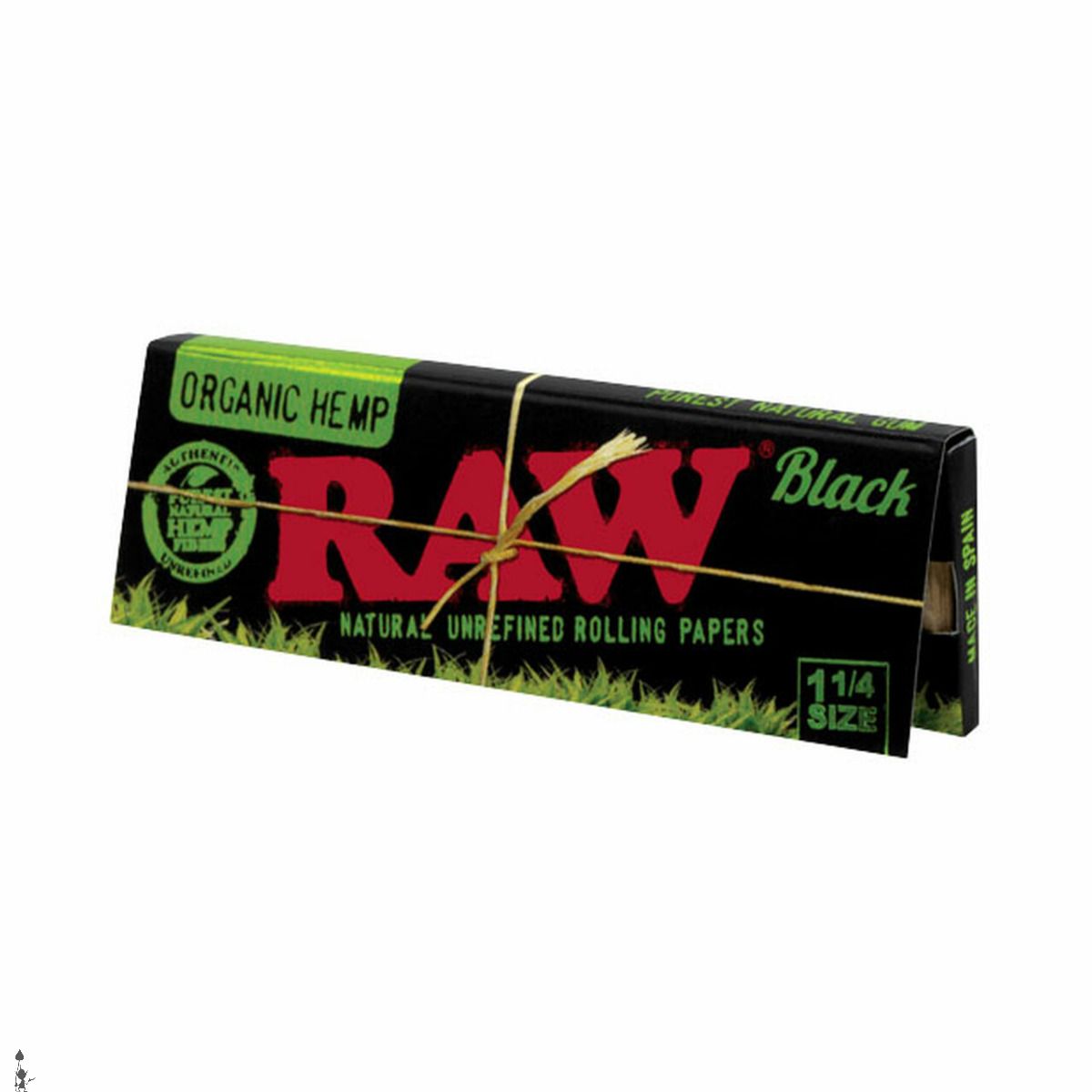 Papírky RAW Organic Hemp Black