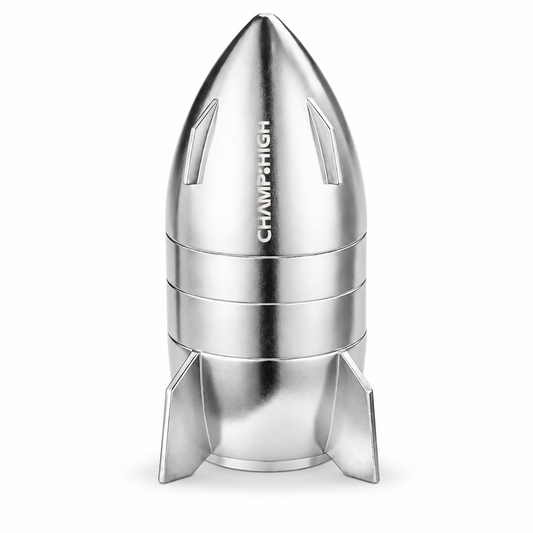 Champ High Mini Spaceship 50 mm – stříbrná drtička
