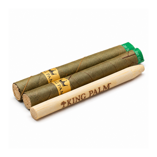 King Palm × The Game Mini Red Velvet – ochucené listové dutinky, 2 ks
