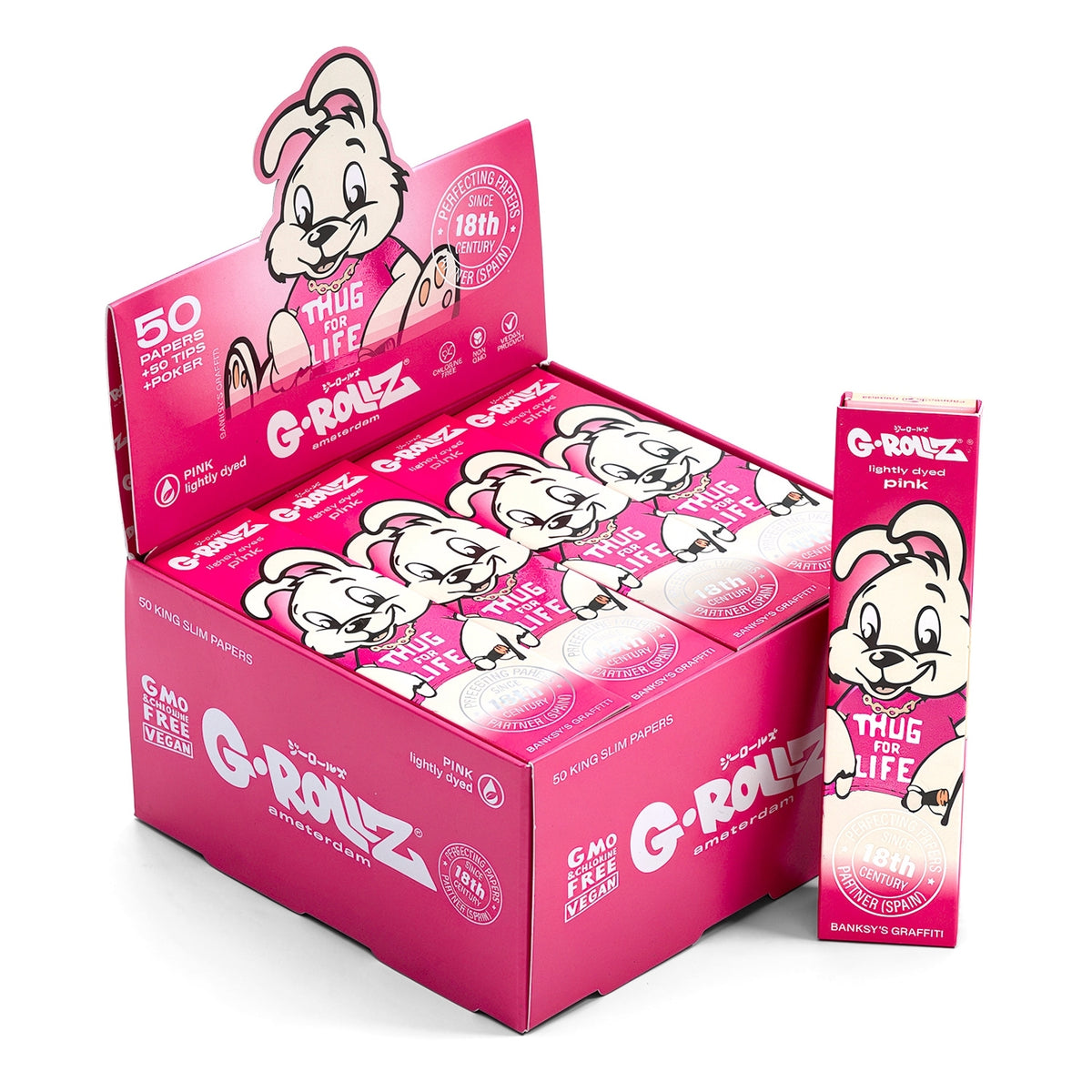 Dodavatelský displej G-Rollz Thug for Life Pink – tento produkt se prodává po jednom balení