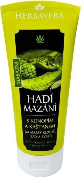 Herbavera  Hadí mazání s konopím