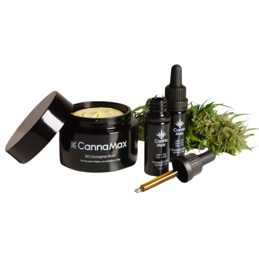 Cannamax bio konopná mast 100ml