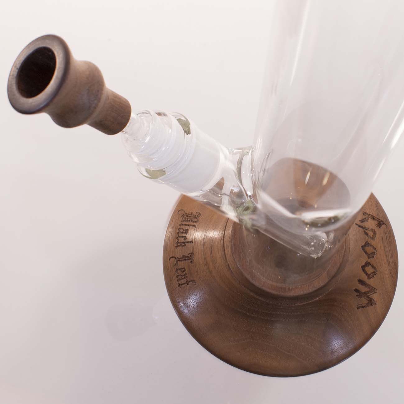 Bong Black Leaf Woody 45cm