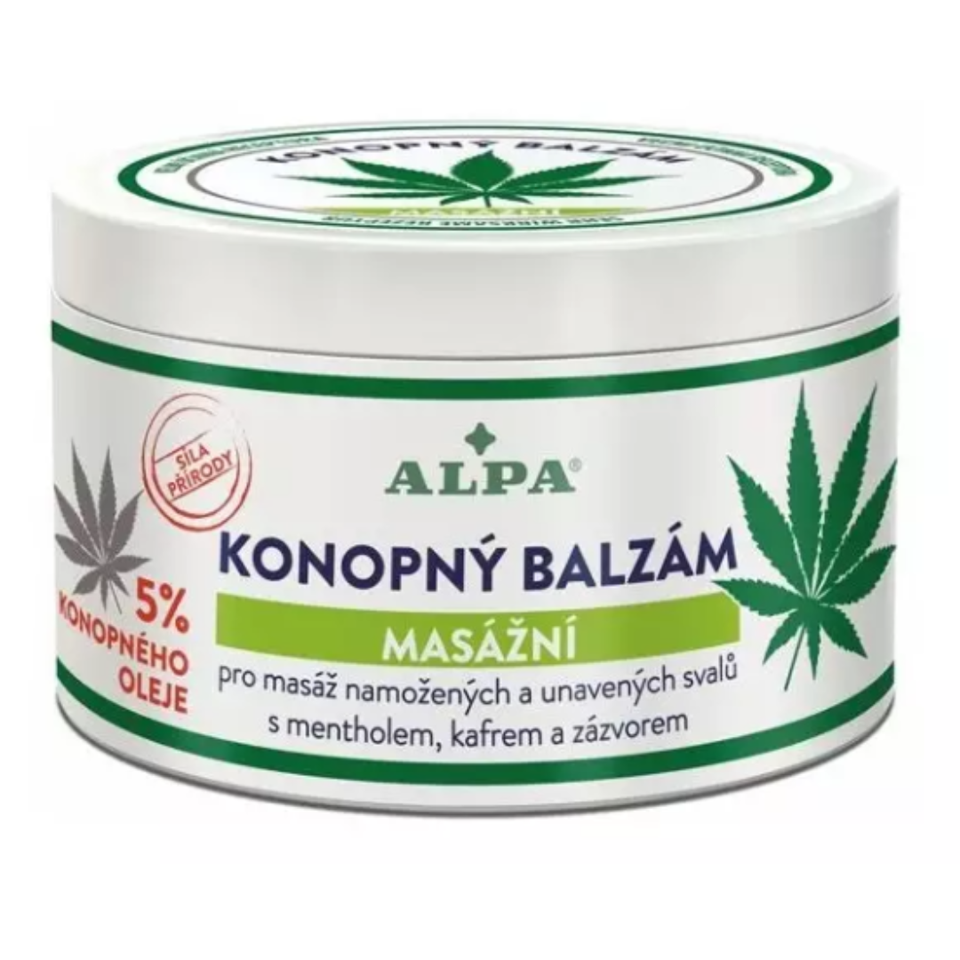 Masážní Konopný Balzám Alpa  250 ml