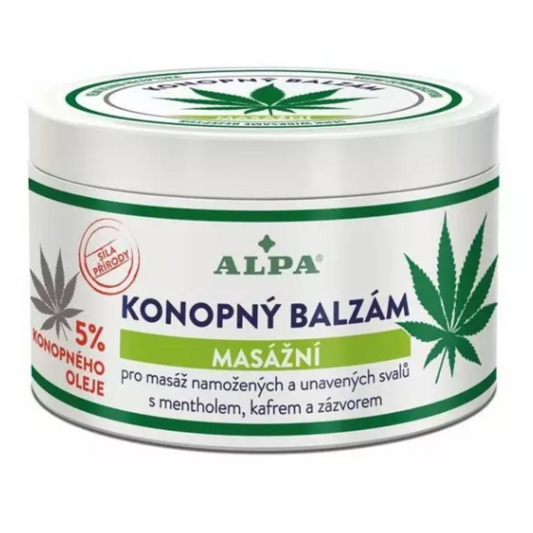 Masážní Konopný Balzám Alpa  250 ml