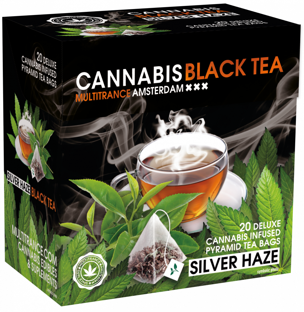 Černý Čaj Canabis Silver Haze