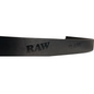 Raw pásek černý se stříbrnou sponou 120cm