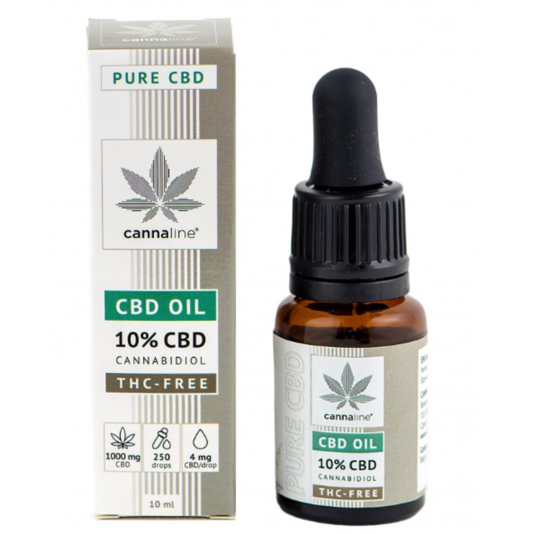 CANNALINE CBD Konopný olej BEZ THC 10% 10 ml