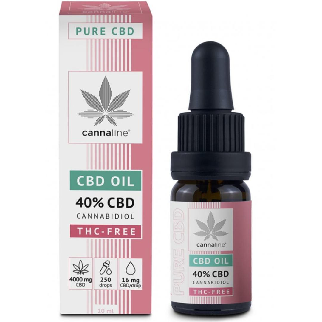 CANNALINE CBD Konopný olej BEZ THC 40%  10 ml