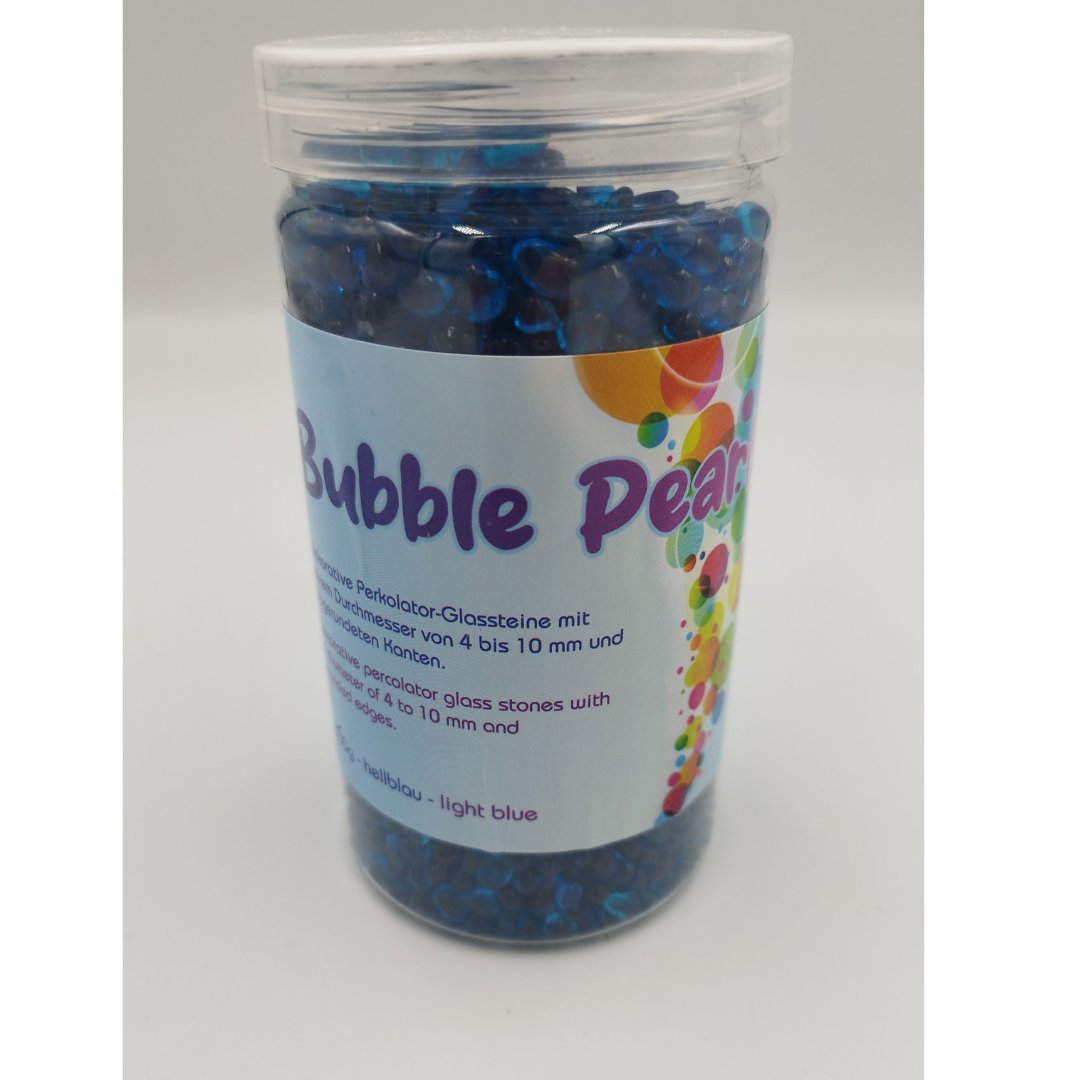 Bubble perly do bonga modré