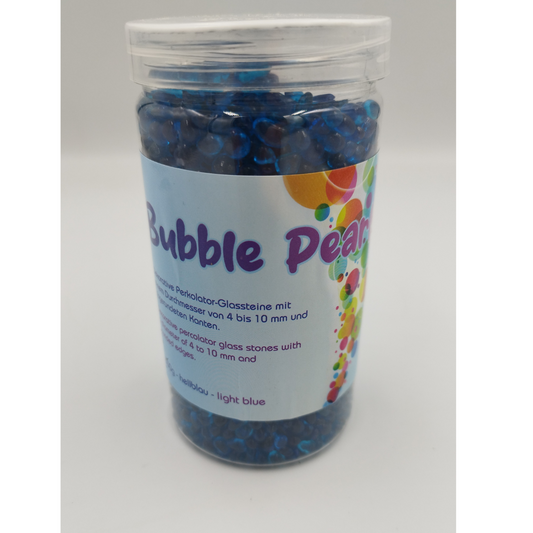 Bubble perly do bonga modré