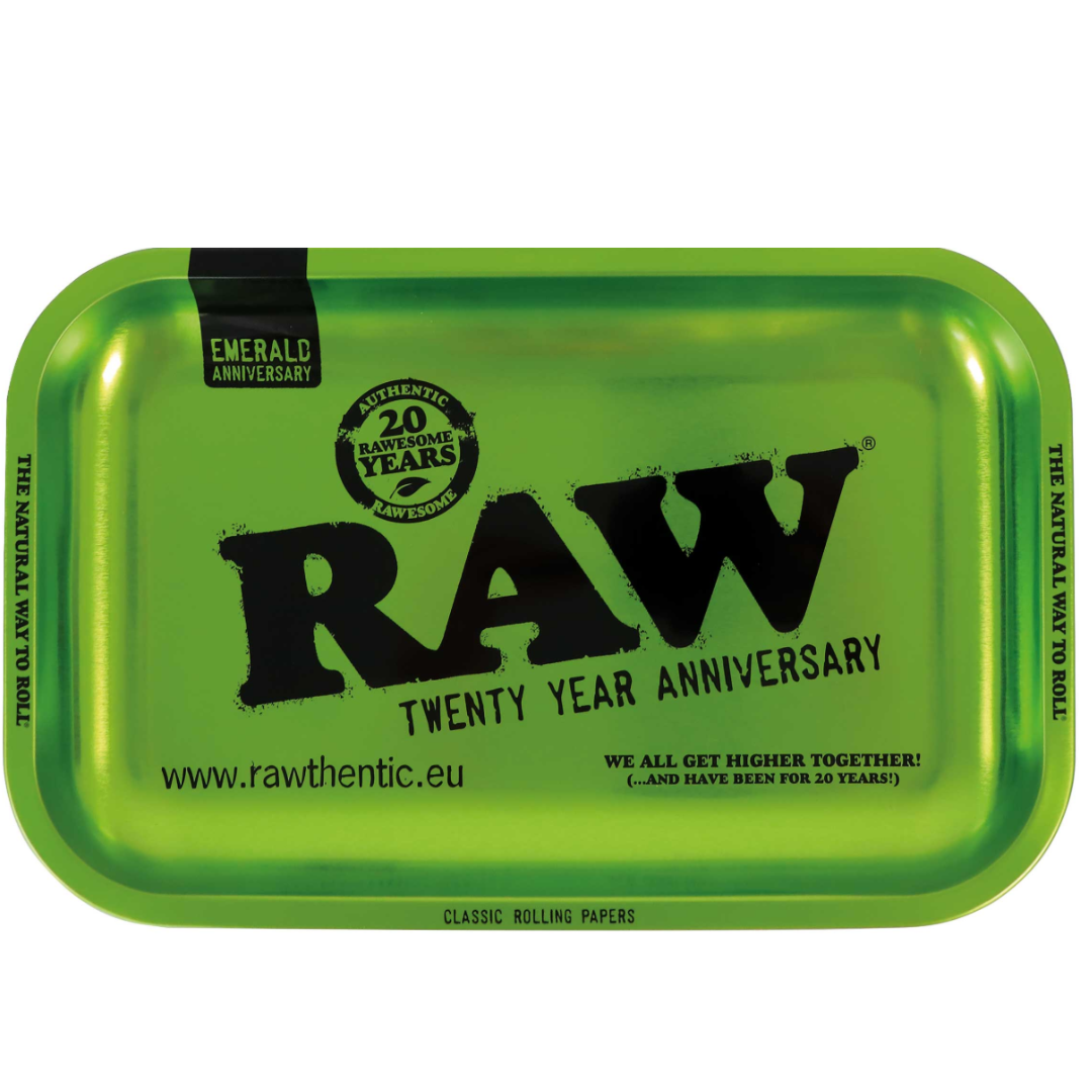RAW Emerald zelená kovová podložka střední 20TH
