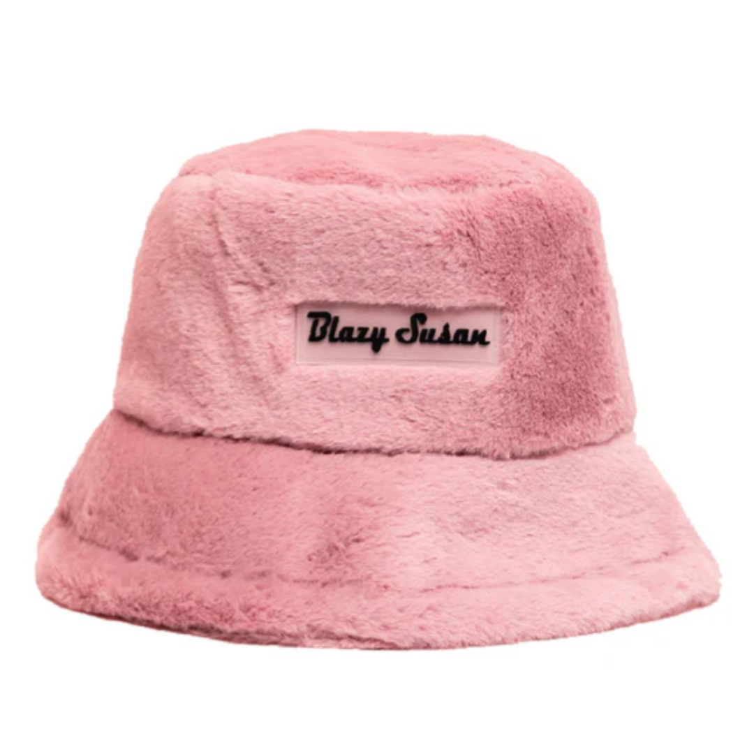 Blazy Susan klobouček chlupatý růžový