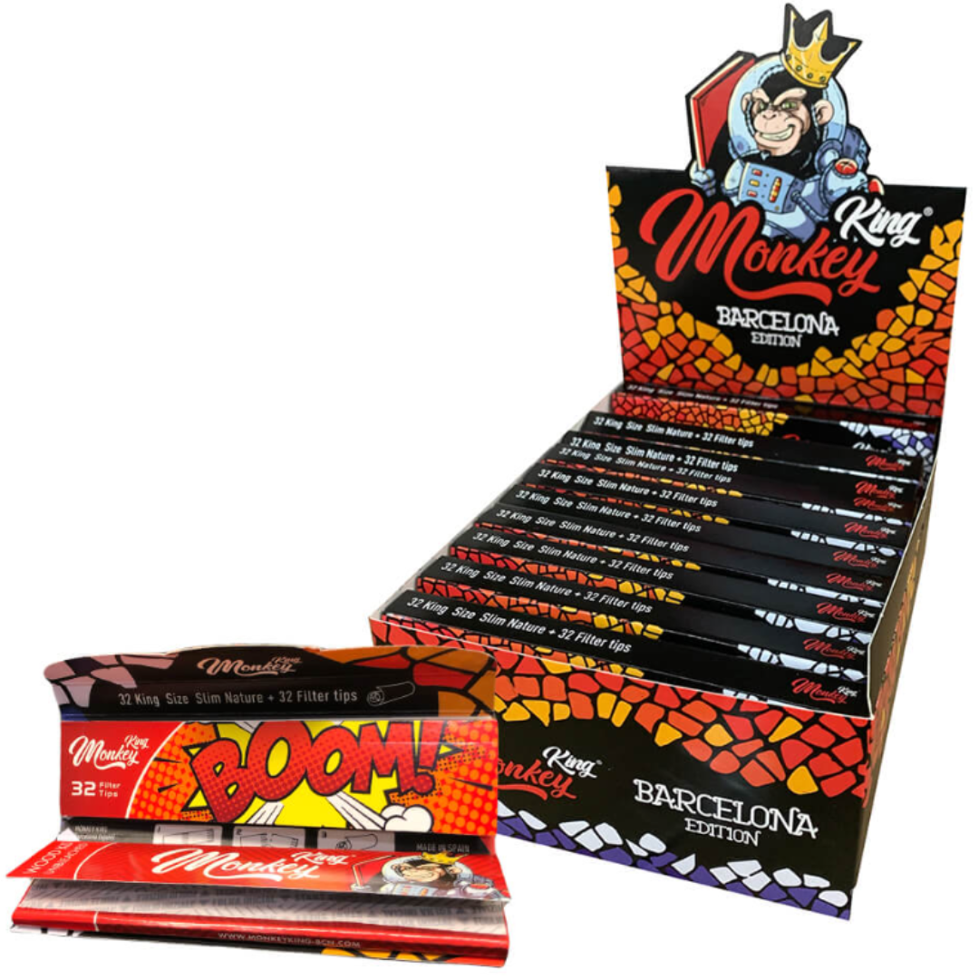 Monkey King papírky KS Slim Barcelona s filtry