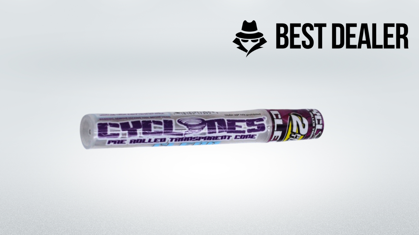 Cyclones průhledná dutinka s příchutí Purple