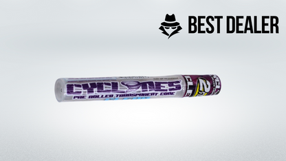 Cyclones průhledná dutinka s příchutí Purple