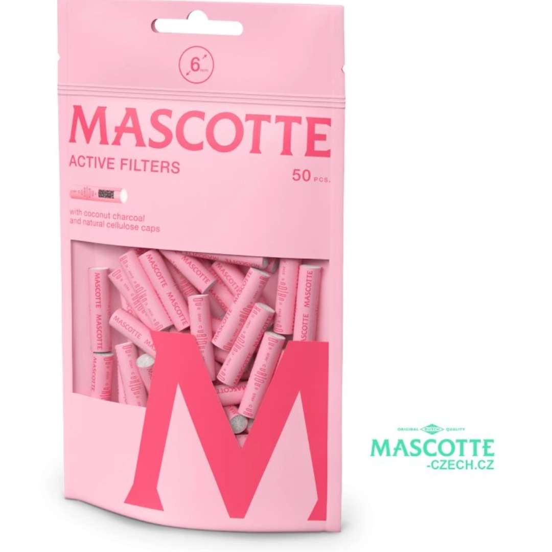 Mascotte Pink Active Filter 6mm 50 kusů