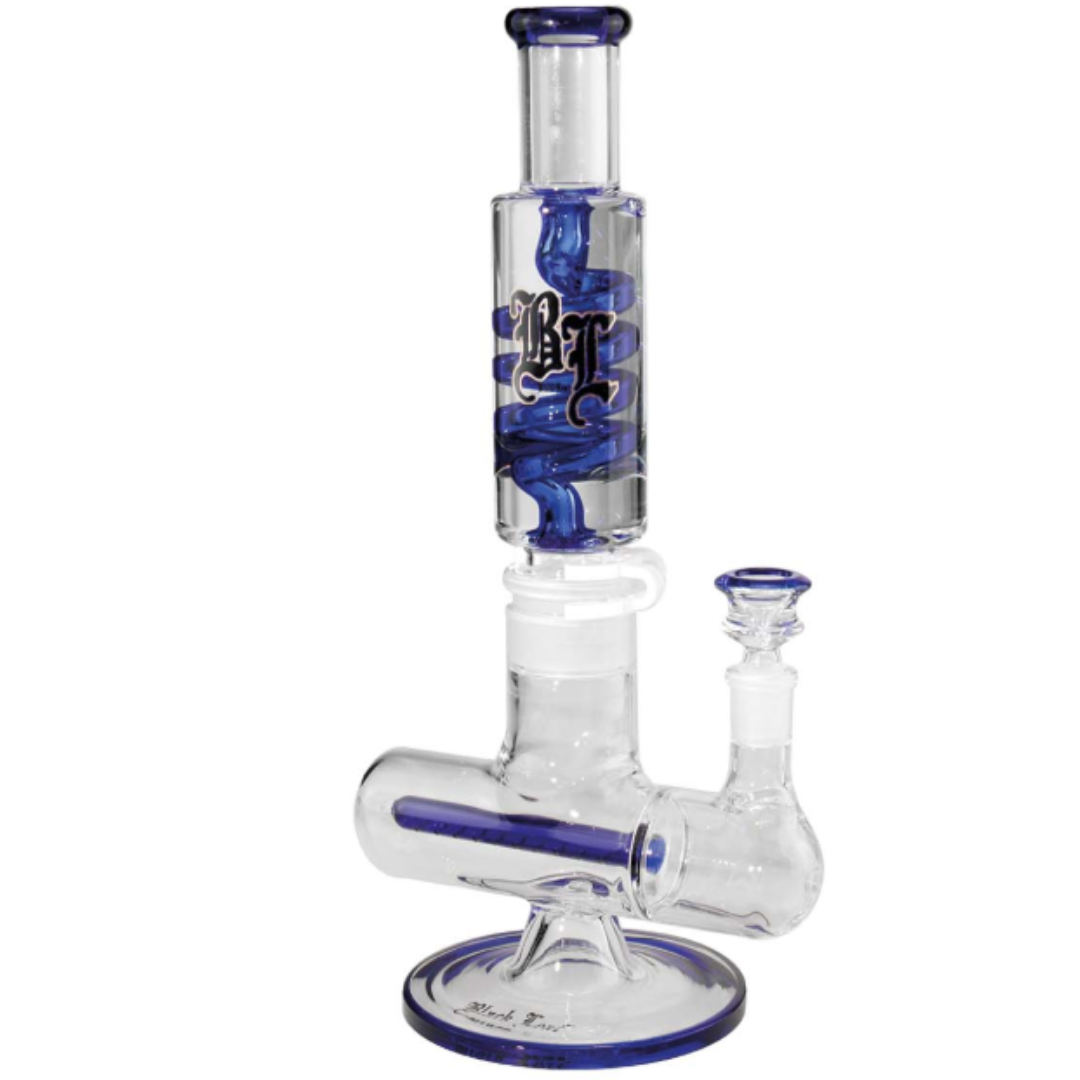 BL liquid bong se spiralou a inline slit skládací 35cm