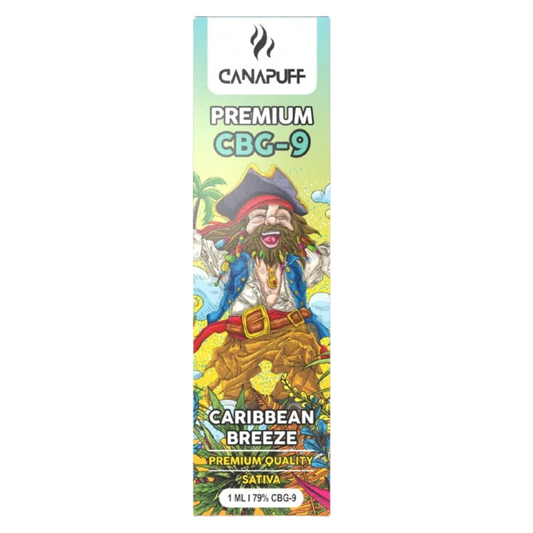 Cannapuf CBG-9 Vape 1 ml Caribbean Breeze