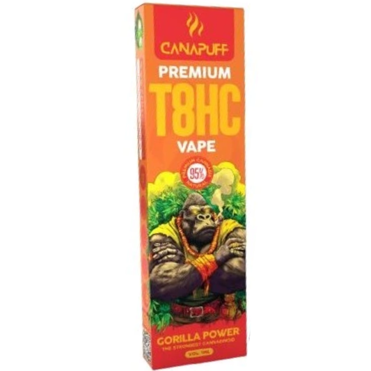 Cannapuf T8HC Vape 1 ml Gorila Power