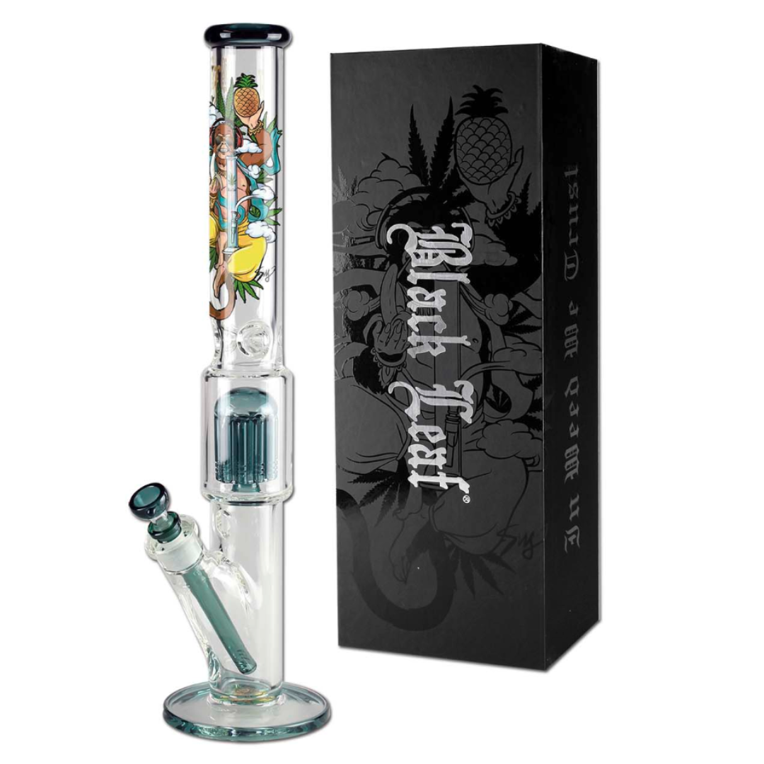 Black Leaf bong hanuman s příslušenstvím 50cm