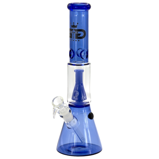 Grace Glass modrý s perkolací 35cm