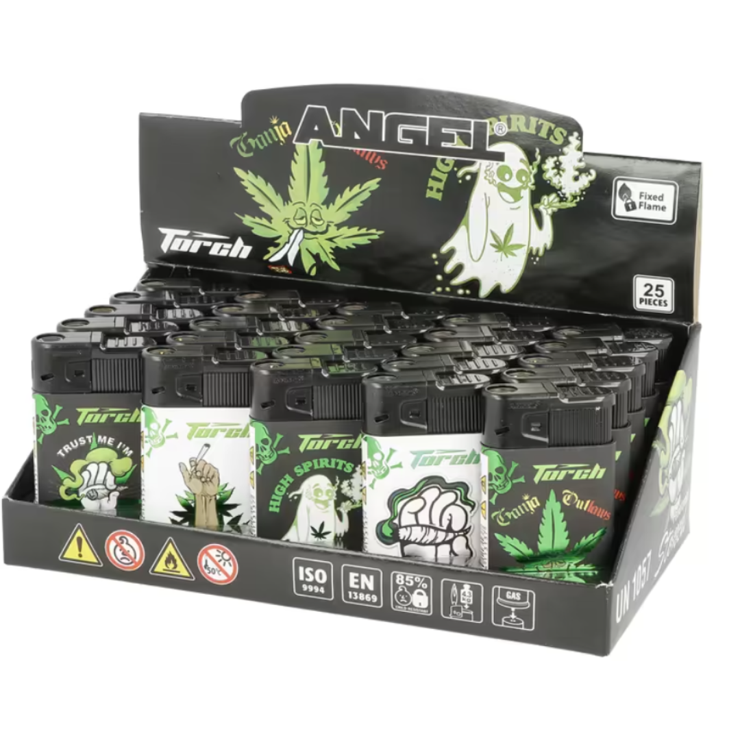 Zapalovač Angel jet cannabis