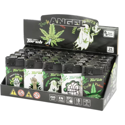 Zapalovač Angel jet cannabis