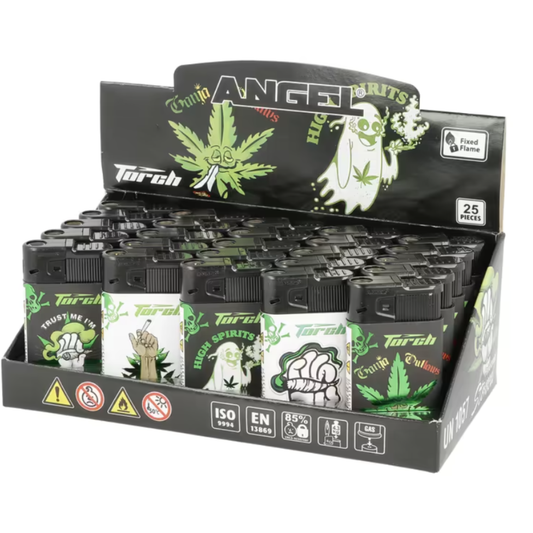 Zapalovač Angel jet cannabis