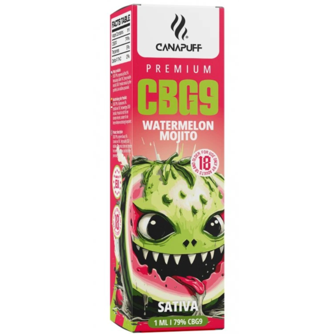 Canapuff Watermelon Mojito CBG9 1ml