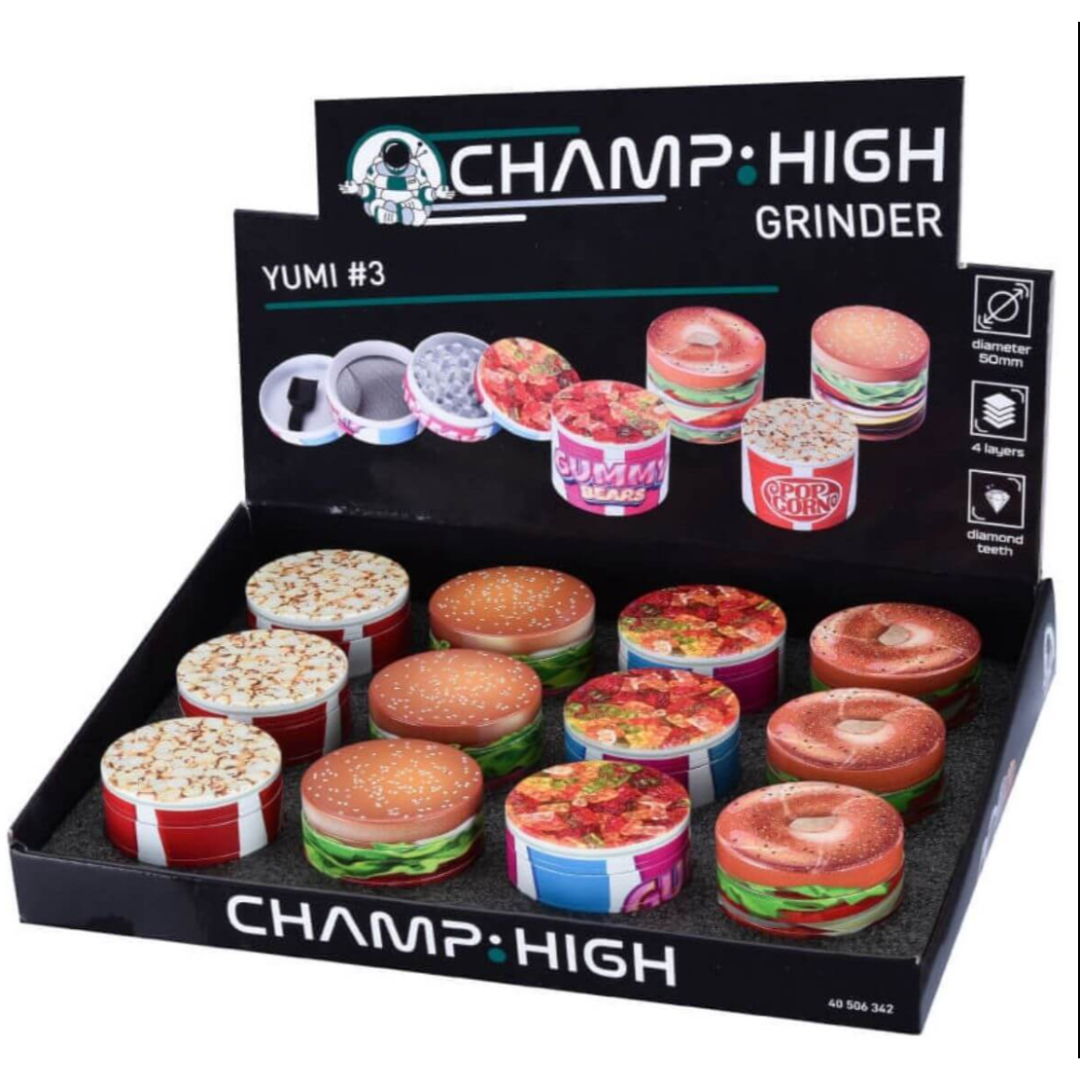 Champ High kovová drtička Yumi 4díly