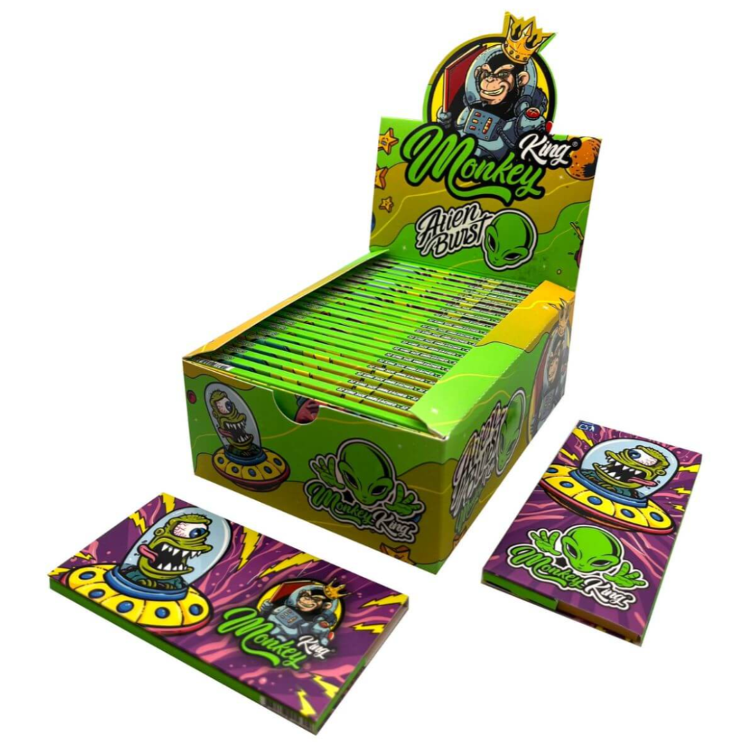 Monkey King Kit Holographic, Alien papírky s filtry a podložkou