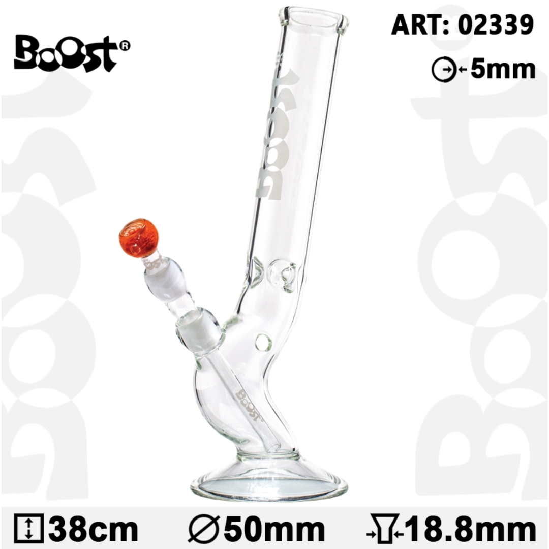 Boost Bolt Glass Bong -H:38cm- Ø:50mm