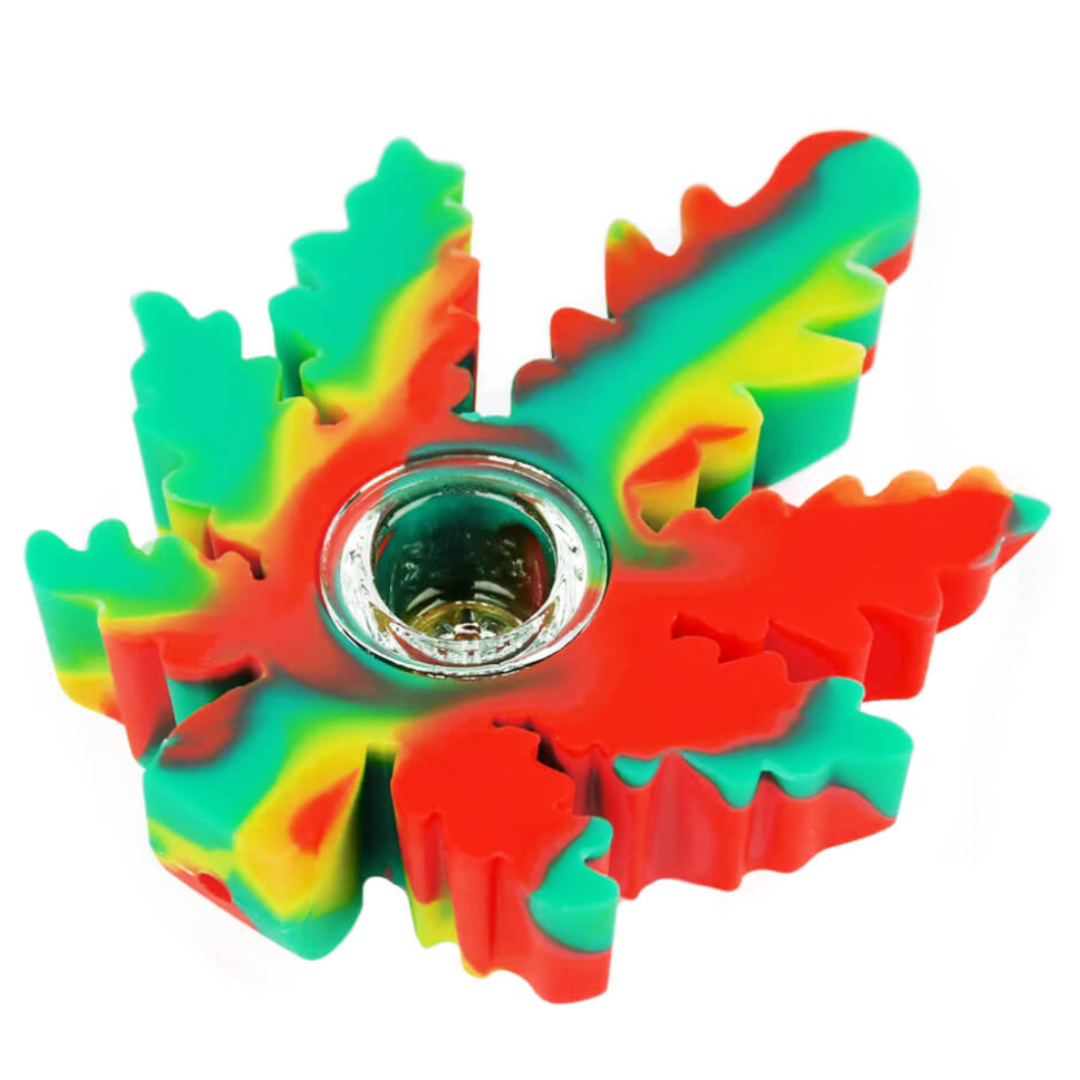 Dýmka silikon list rasta ,10cm