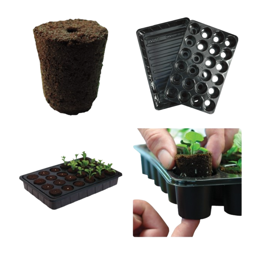 ROOT RIOT 24 Sponges Tray - sadbovací kostky vč. sadbovače
