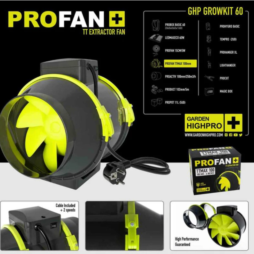 GARDEN HIGH PRO GROWKIT60 - Pěstební komplet 60x60x160cm