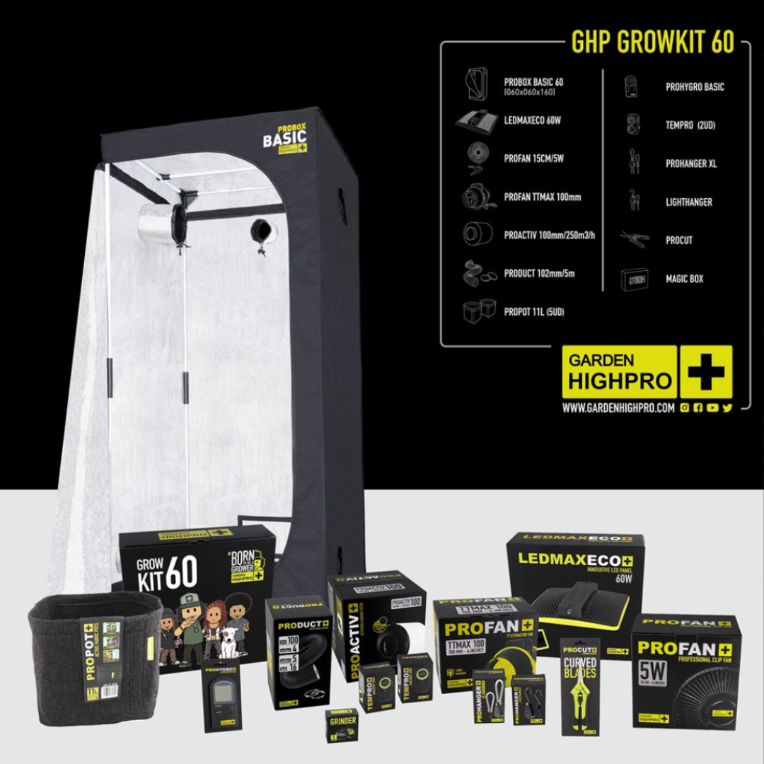 GARDEN HIGH PRO GROWKIT60 - Pěstební komplet 60x60x160cm