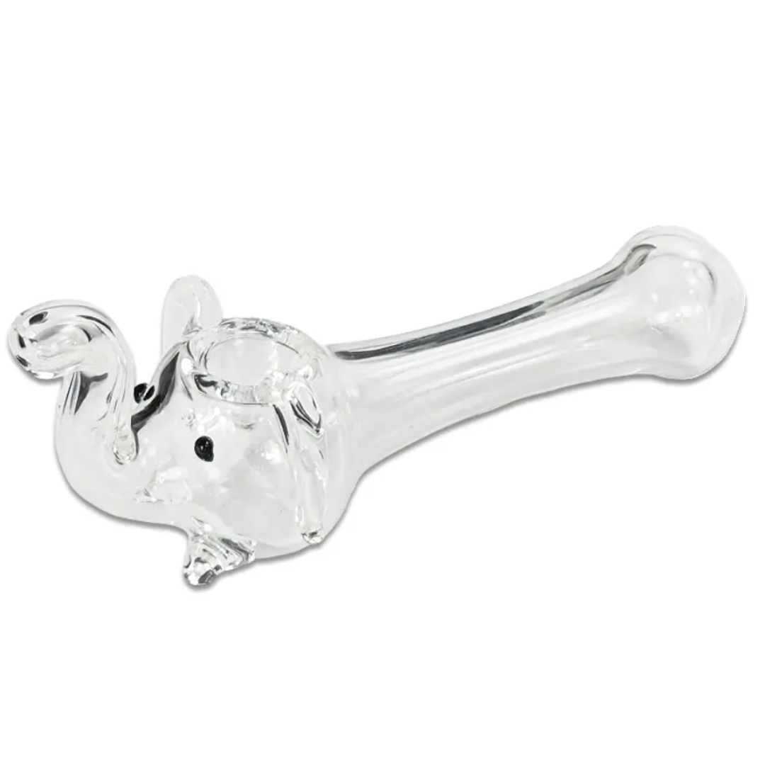 Dýmka sklo slon ,16cm