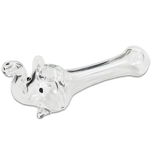 Dýmka sklo slon ,16cm
