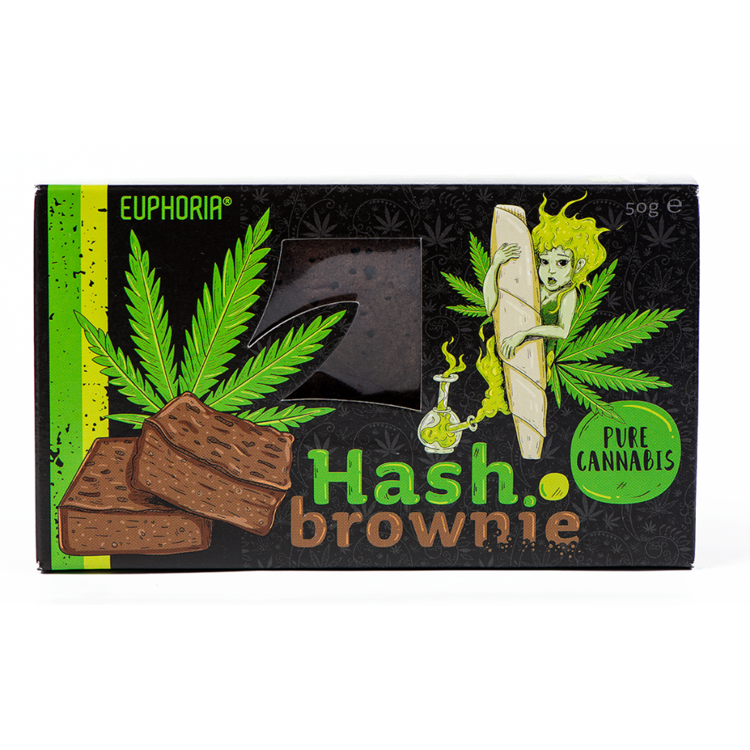 Euphoria konopné brownie pure cannabis