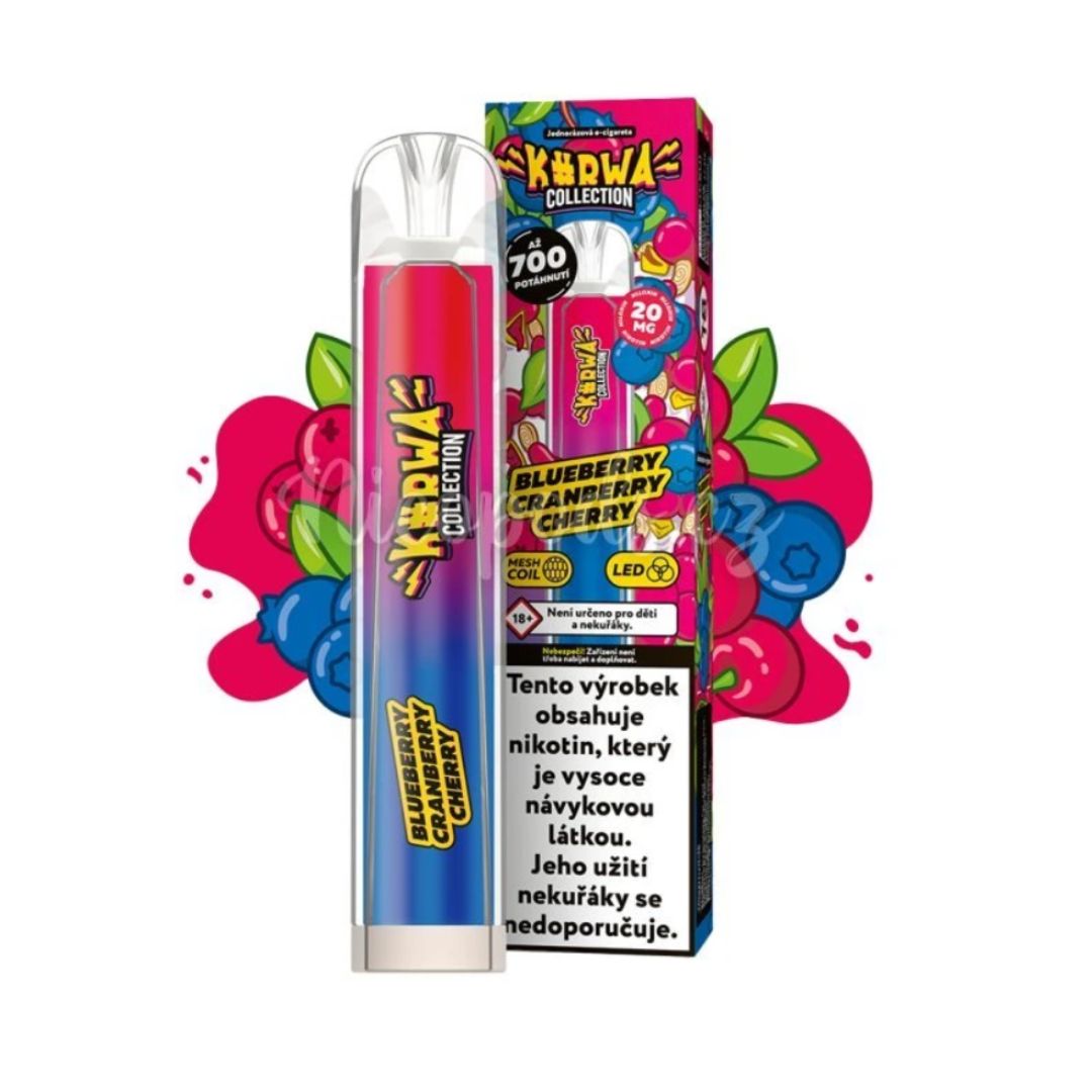 KURWA COLLECTION BLUEBERRY CRANBERRY CHERRY