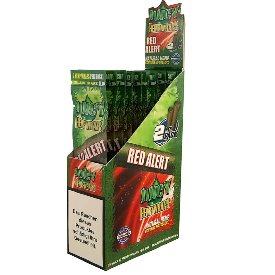Blunty Juicy Hemp Wraps Red Alert