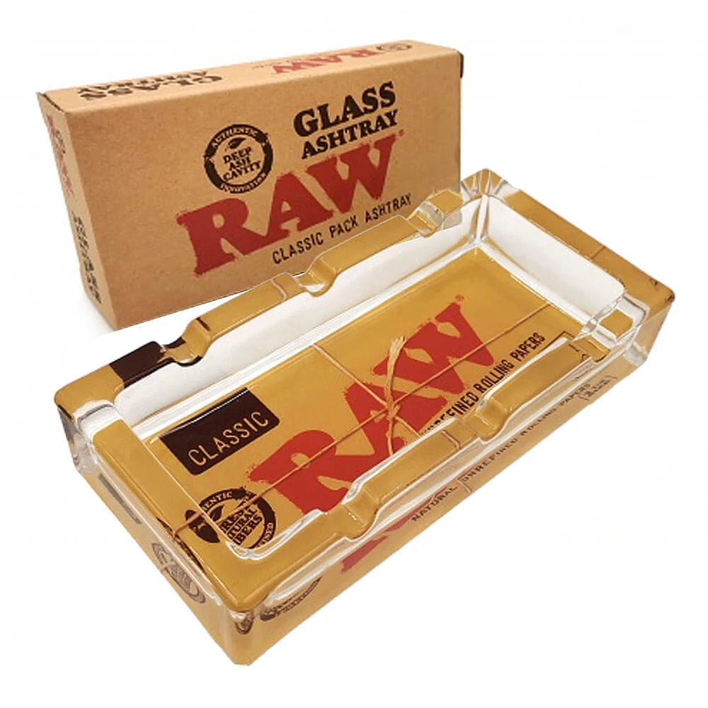 Popelník RAW skleněný