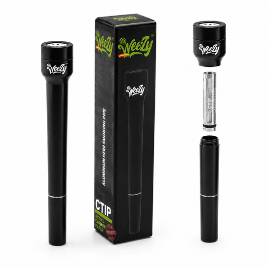 The Weezy BLACK s CTIP™ filtrem – hliníková dýmka